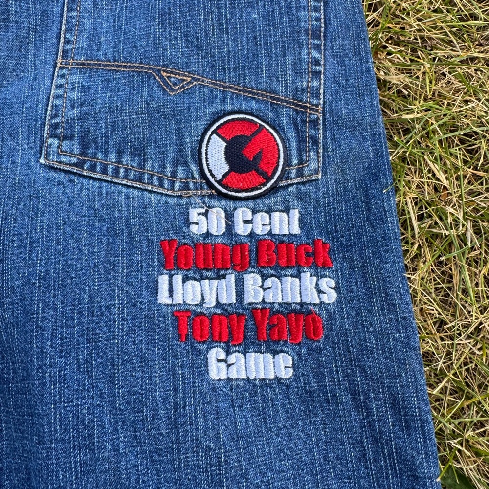 Y2K G unit Jorts (50Cent Merch)